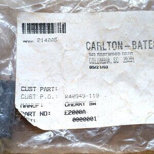 CHERRY SNAP ACTION E20-00A PLUNGER DPDT SWITCH 20A 125/250VAC